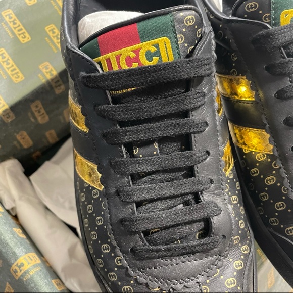 Dapper Dan Gucci LIMITED Sneakers - Black - Picture 3 of 11